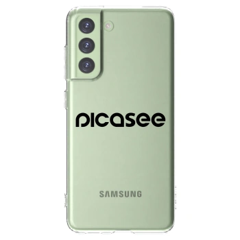 Picasee átlátszó szilikon tok az alábbi mobiltelefonokra Samsung Galaxy S21 FE 5G - Picasee - new logo - black
