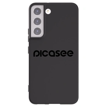 Picasee fekete szilikon tok az alábbi mobiltelefonokra Samsung Galaxy S22 5G - Picasee - new logo - black