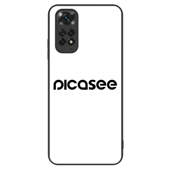Szilikon tok erre a típusra Xiaomi Redmi Note 11S 4G - Picasee - new logo - black