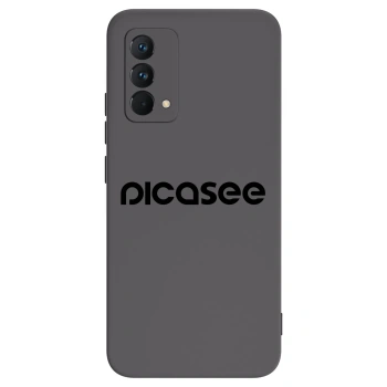 Picasee fekete szilikon tok az alábbi mobiltelefonokra Realme GT Master Edition 5G - Picasee - new logo - black