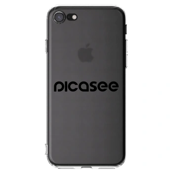 Picasee átlátszó szilikon tok az alábbi mobiltelefonokra Apple iPhone SE 2022 - Picasee - new logo - black