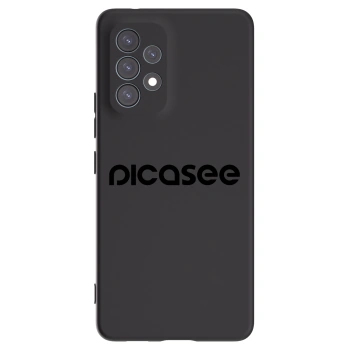 Picasee fekete szilikon tok az alábbi mobiltelefonokra Samsung Galaxy A53 5G A536 - Picasee - new logo - black