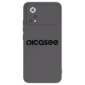 Picasee fekete szilikon tok az alábbi mobiltelefonokra Xiaomi Poco X4 Pro 5G - Picasee - new logo - black