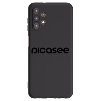 Picasee fekete szilikon tok az alábbi mobiltelefonokra Samsung Galaxy A13 4G A135 - Picasee - new logo - black