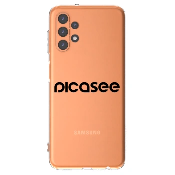 Picasee átlátszó szilikon tok az alábbi mobiltelefonokra Samsung Galaxy A13 4G A135 - Picasee - new logo - black