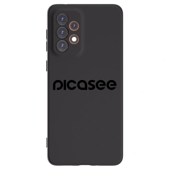 Picasee fekete szilikon tok az alábbi mobiltelefonokra Samsung Galaxy A33 5G A336 - Picasee - new logo - black