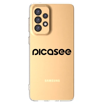 Picasee átlátszó szilikon tok az alábbi mobiltelefonokra Samsung Galaxy A33 5G A336 - Picasee - new logo - black
