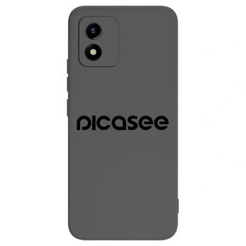 Picasee fekete szilikon tok az alábbi mobiltelefonokra Vivo Y01 - Picasee - new logo - black