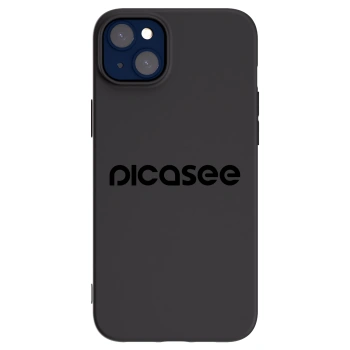 Picasee fekete szilikon tok az alábbi mobiltelefonokra Apple iPhone 14 Plus - Picasee - new logo - black