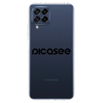 Picasee átlátszó szilikon tok az alábbi mobiltelefonokra Samsung Galaxy M53 5G - Picasee - new logo - black