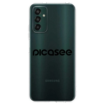 Picasee átlátszó szilikon tok az alábbi mobiltelefonokra Samsung Galaxy M13 M135F - Picasee - new logo - black