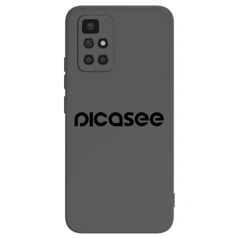 Picasee fekete szilikon tok az alábbi mobiltelefonokra Xiaomi Redmi 10 (2022) - Picasee - new logo - black