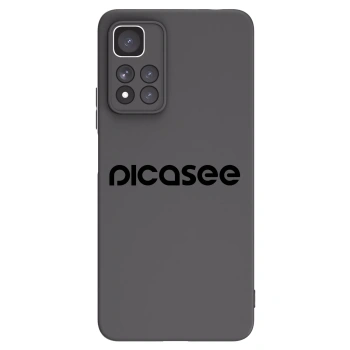 Picasee fekete szilikon tok az alábbi mobiltelefonokra Xiaomi Redmi Note 11 Pro+ 5G - Picasee - new logo - black