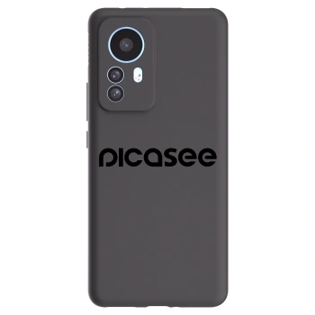 Picasee fekete szilikon tok az alábbi mobiltelefonokra Xiaomi 12T Pro - Picasee - new logo - black
