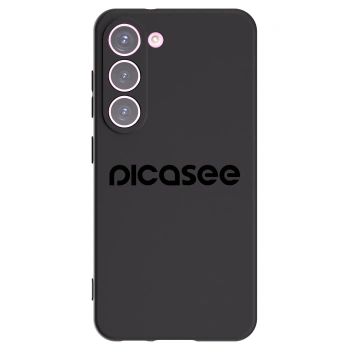 Picasee fekete szilikon tok az alábbi mobiltelefonokra Samsung Galaxy S23 5G - Picasee - new logo - black