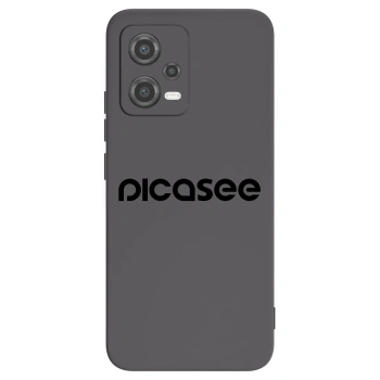 Picasee fekete szilikon tok az alábbi mobiltelefonokra Xiaomi Poco X5 - Picasee - new logo - black