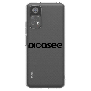 Picasee átlátszó szilikon tok az alábbi mobiltelefonokra Xiaomi Redmi Note 11S 5G - Picasee - new logo - black