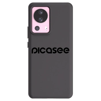 Picasee fekete szilikon tok az alábbi mobiltelefonokra Xiaomi 13 Lite - Picasee - new logo - black