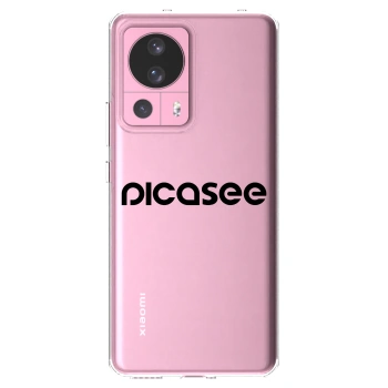 Picasee átlátszó szilikon tok az alábbi mobiltelefonokra Xiaomi 13 Lite - Picasee - new logo - black