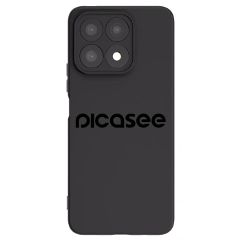 Picasee fekete szilikon tok az alábbi mobiltelefonokra Honor X8a - Picasee - new logo - black