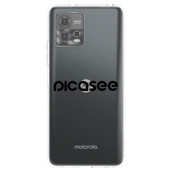 Picasee átlátszó szilikon tok az alábbi mobiltelefonokra Motorola Moto G72 - Picasee - new logo - black
