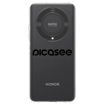 Picasee átlátszó szilikon tok az alábbi mobiltelefonokra Honor Magic5 Lite 5G - Picasee - new logo - black