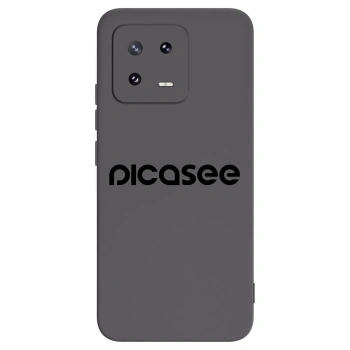 Picasee fekete szilikon tok az alábbi mobiltelefonokra Xiaomi 13 Pro - Picasee - new logo - black