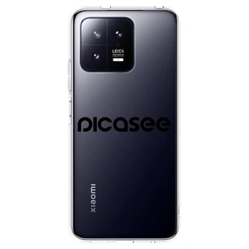 Picasee átlátszó szilikon tok az alábbi mobiltelefonokra Xiaomi 13 Pro - Picasee - new logo - black