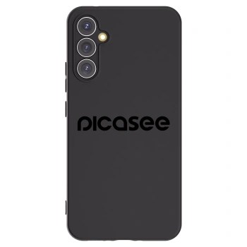Picasee fekete szilikon tok az alábbi mobiltelefonokra Samsung Galaxy A34 5G A346B - Picasee - new logo - black