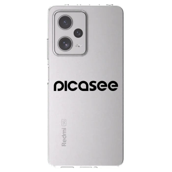Picasee átlátszó szilikon tok az alábbi mobiltelefonokra Xiaomi Redmi Note 12 Pro+ 5G - Picasee - new logo - black