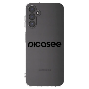 Picasee átlátszó szilikon tok az alábbi mobiltelefonokra Samsung Galaxy A14 5G A146P - Picasee - new logo - black