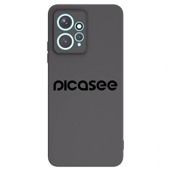 Picasee fekete szilikon tok az alábbi mobiltelefonokra Xiaomi Redmi Note 12 4G - Picasee - new logo - black