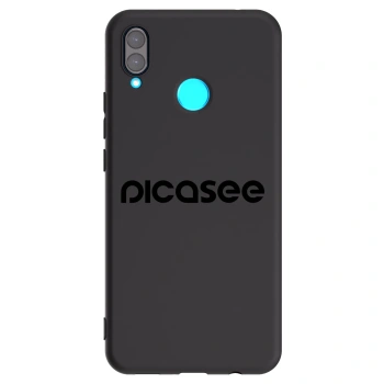 Picasee fekete szilikon tok az alábbi mobiltelefonokra Huawei Nova 3 - Picasee - new logo - black