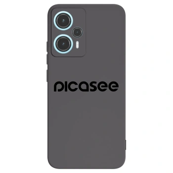 Picasee fekete szilikon tok az alábbi mobiltelefonokra Xiaomi Poco F5 - Picasee - new logo - black