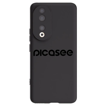 Picasee fekete szilikon tok az alábbi mobiltelefonokra Honor 90 5G - Picasee - new logo - black