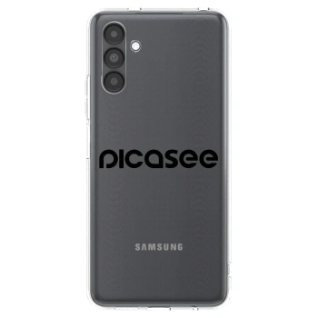 Picasee átlátszó szilikon tok az alábbi mobiltelefonokra Samsung Galaxy A04s A047F - Picasee - new logo - black