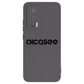 Picasee fekete szilikon tok az alábbi mobiltelefonokra Xiaomi Poco F5 Pro 5G - Picasee - new logo - black