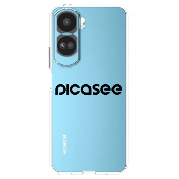 Picasee átlátszó szilikon tok az alábbi mobiltelefonokra Honor 90 Lite 5G - Picasee - new logo - black