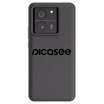 Picasee fekete szilikon tok az alábbi mobiltelefonokra Xiaomi 13T - Picasee - new logo - black