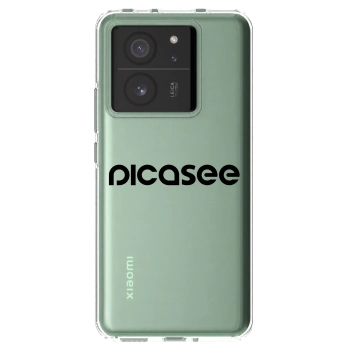 Picasee átlátszó szilikon tok az alábbi mobiltelefonokra Xiaomi 13T Pro - Picasee - new logo - black