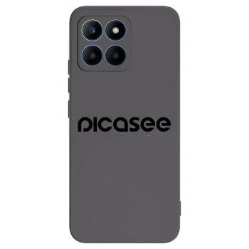 Picasee fekete szilikon tok az alábbi mobiltelefonokra Honor 70 Lite - Picasee - new logo - black