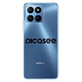 Picasee átlátszó szilikon tok az alábbi mobiltelefonokra Honor 70 Lite - Picasee - new logo - black