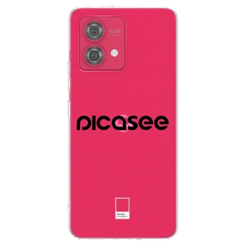 Picasee átlátszó szilikon tok az alábbi mobiltelefonokra Motorola Moto G84 5G - Picasee - new logo - black
