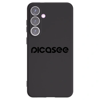Picasee fekete szilikon tok az alábbi mobiltelefonokra Samsung Galaxy S24+ S926B 5G - Picasee - new logo - black