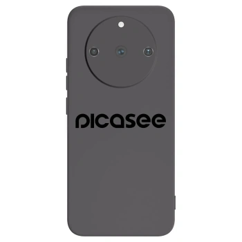 Picasee fekete szilikon tok az alábbi mobiltelefonokra Realme 11 Pro+ - Picasee - new logo - black