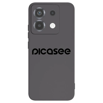 Picasee fekete szilikon tok az alábbi mobiltelefonokra Xiaomi Poco X6 - Picasee - new logo - black