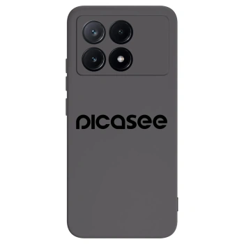 Picasee fekete szilikon tok az alábbi mobiltelefonokra Xiaomi Poco X6 Pro - Picasee - new logo - black