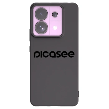 Picasee fekete szilikon tok az alábbi mobiltelefonokra Xiaomi Redmi Note 13 Pro 5G - Picasee - new logo - black
