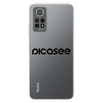 Picasee átlátszó szilikon tok az alábbi mobiltelefonokra Xiaomi Redmi Note 12 Pro 4G - Picasee - new logo - black