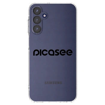 Picasee átlátszó szilikon tok az alábbi mobiltelefonokra Samsung Galaxy A15 A155F 4G - Picasee - new logo - black